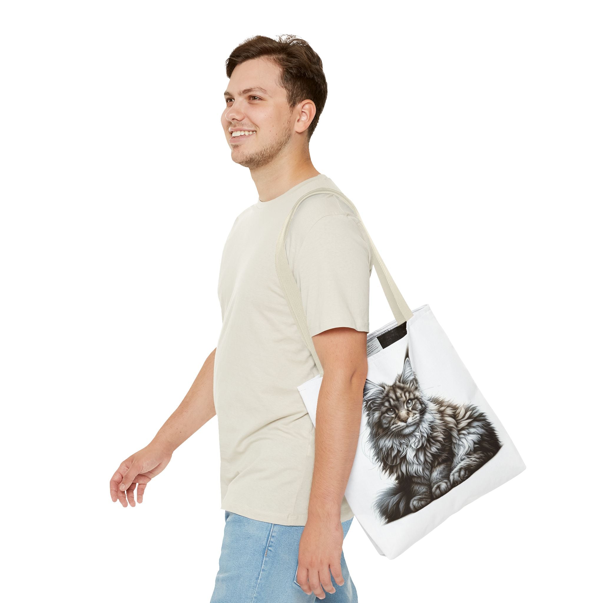 Maine Coon Cat Tote Bag (AOP)