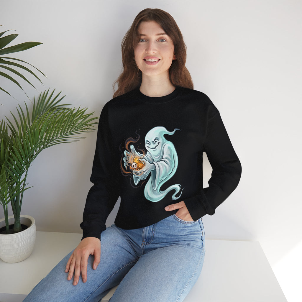 Ghost Portal Halloween Unisex Heavy Blend Crewneck Sweatshirt