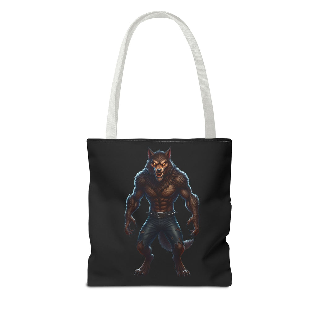 Werewolf Tote Bag — Dark Fantasy Creature Shopper