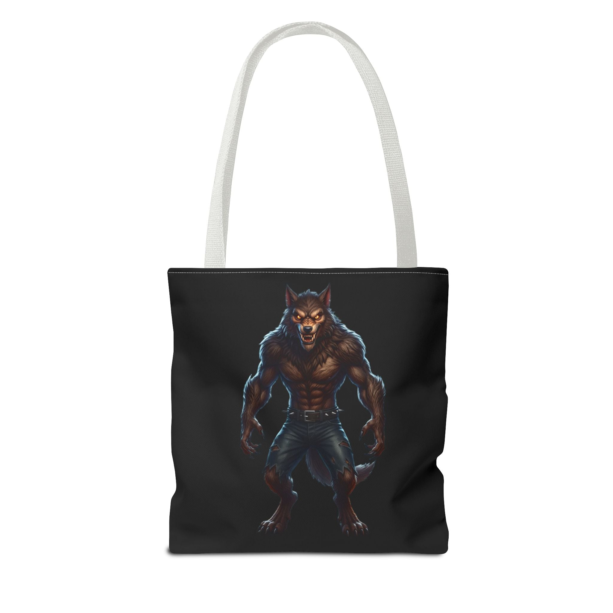 Werewolf Tote Bag — Dark Fantasy Creature Shopper