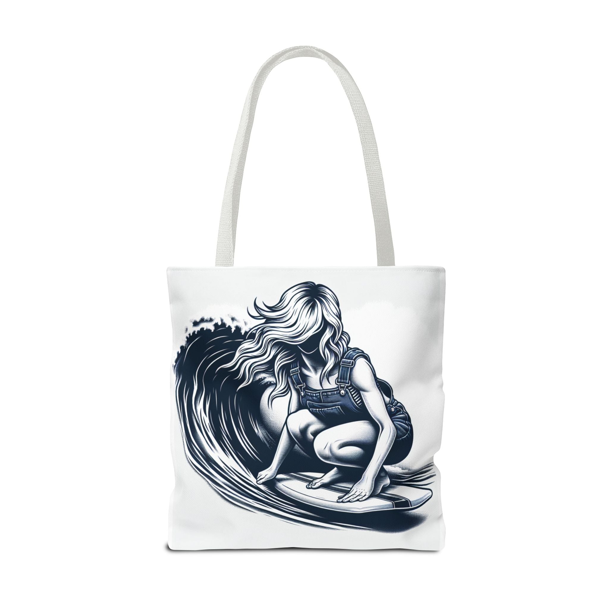 Female Surfer Tote Bag (AOP)