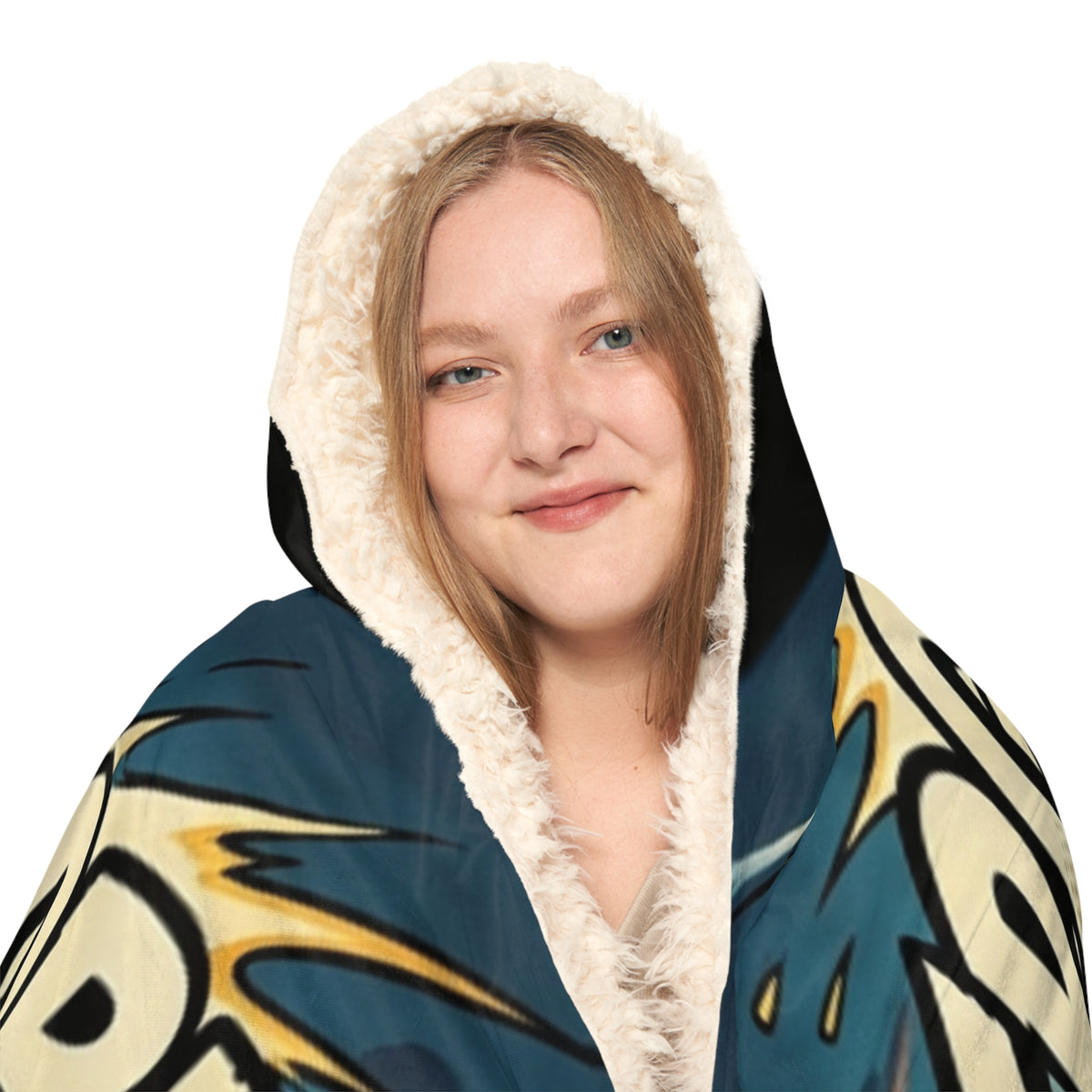 Ergophobia Football Stadium Hooded Snuggle Blanket