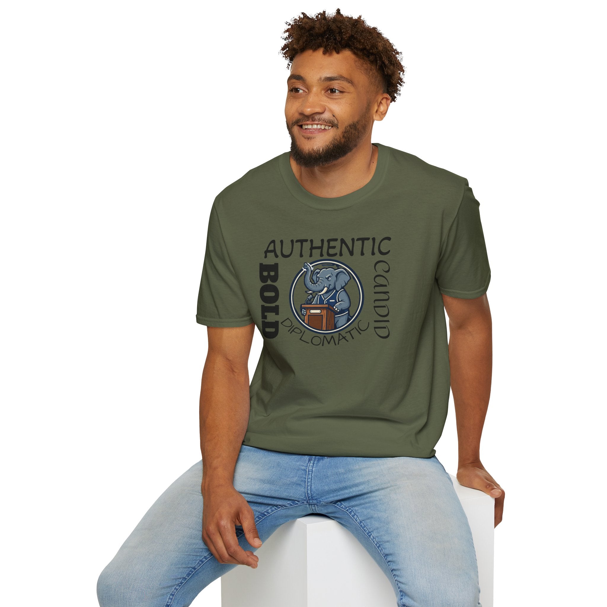 TALKING ELEPHANT Unisex Soft style T-Shirt