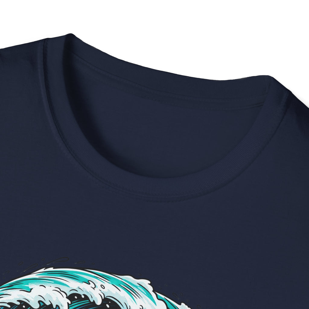 Santa’s Surf Christmas T-Shirt – Tropical Holiday Gift