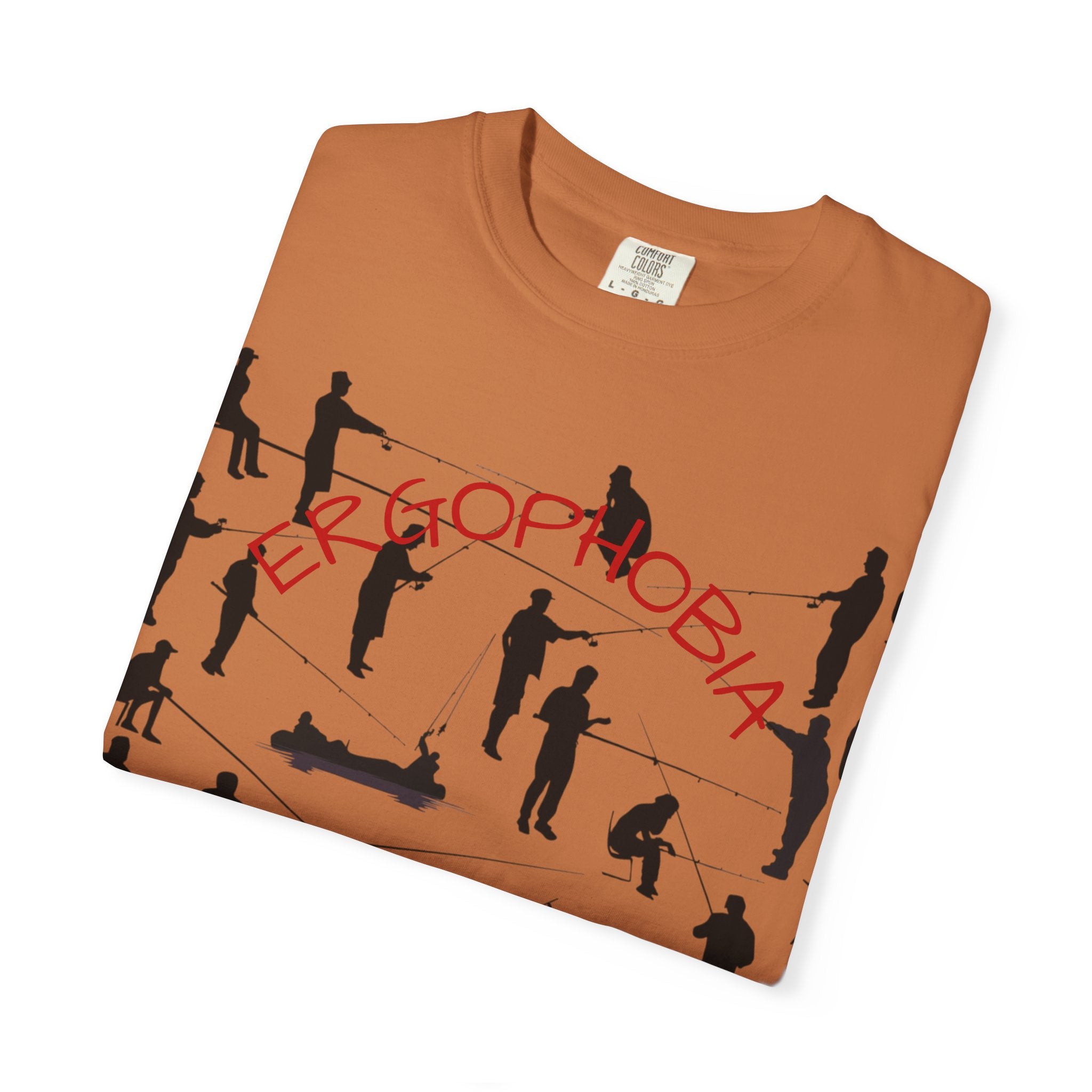 Different Styles of Fishing Garment-Dyed T-Shirt