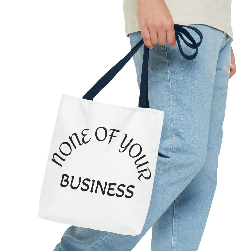 None of your Business (rat on the backside)Tote Bag (AOP)