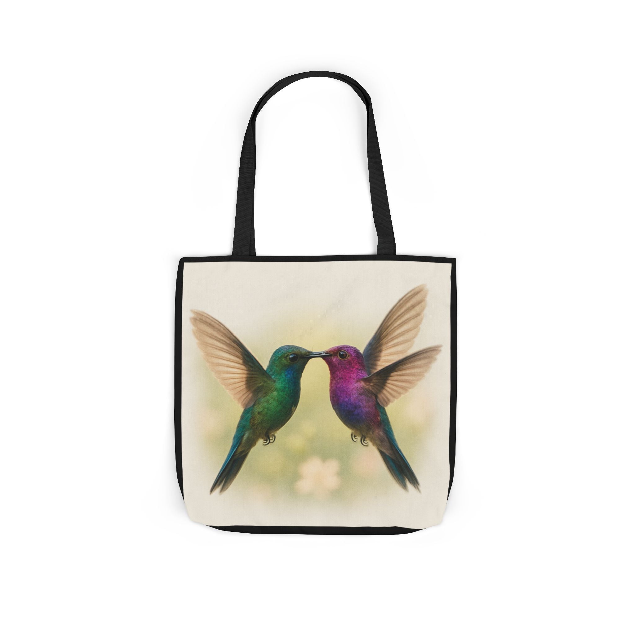 HUMMINGBIRD Canvas Tote Bag, 5-Color Straps