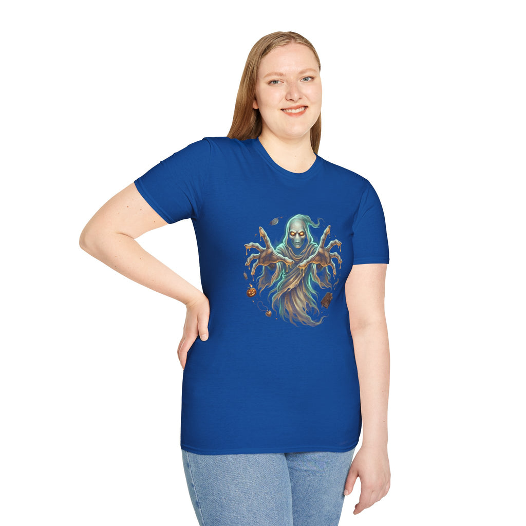 Hooded Specter Halloween Unisex Softstyle T-Shirt