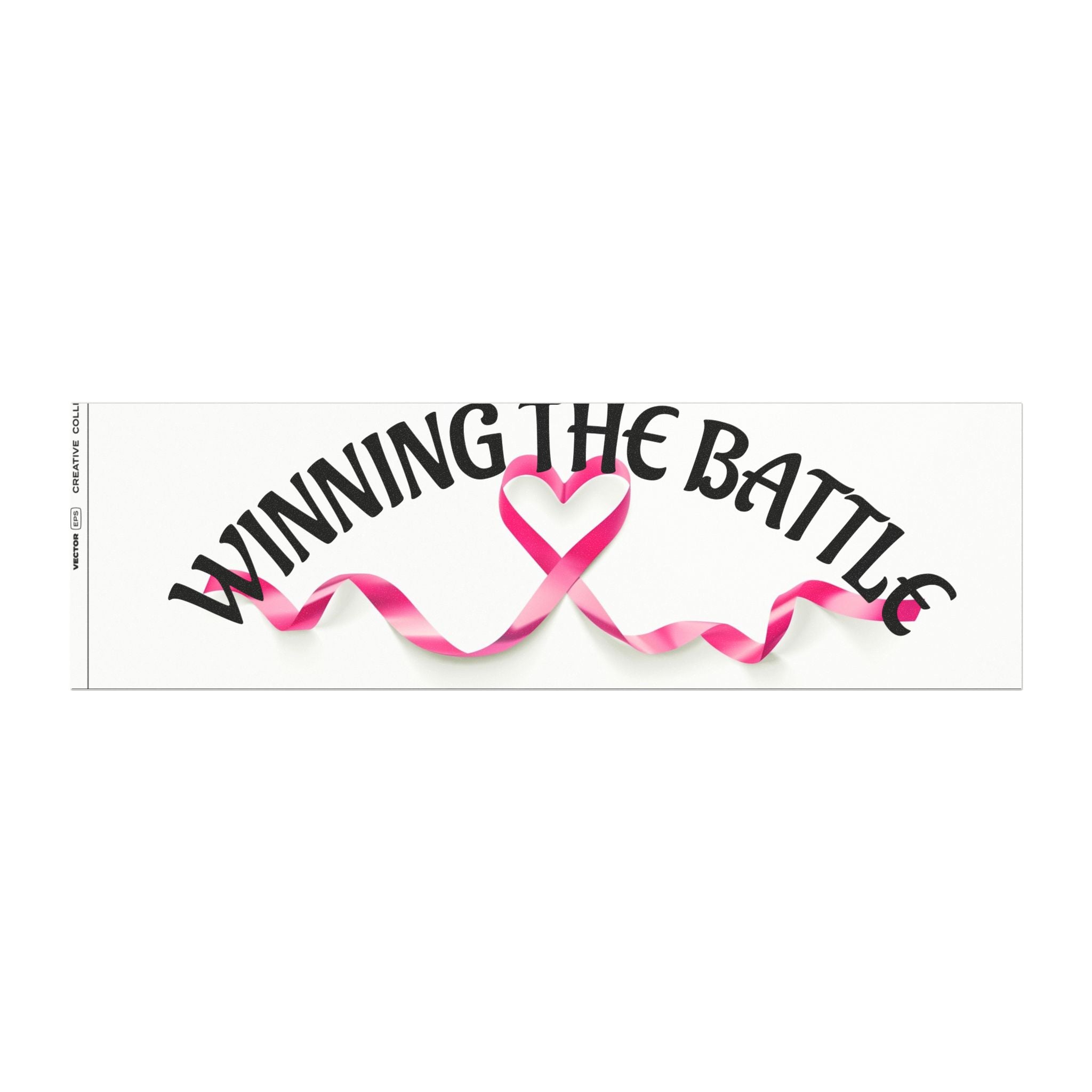 WINNING THE BATTLE car magnet
