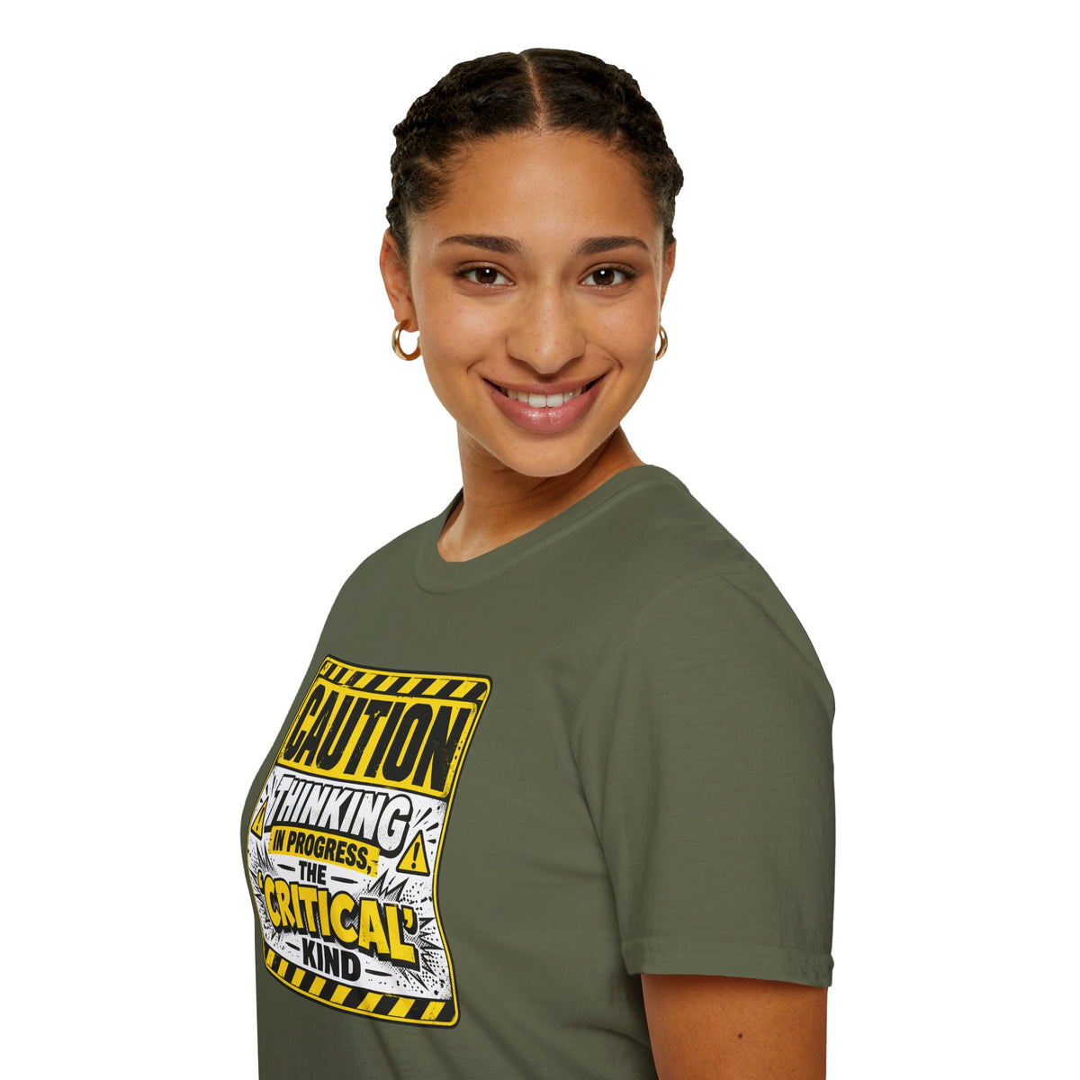 Caution Thinking in Progress Critical Kind T-Shirt