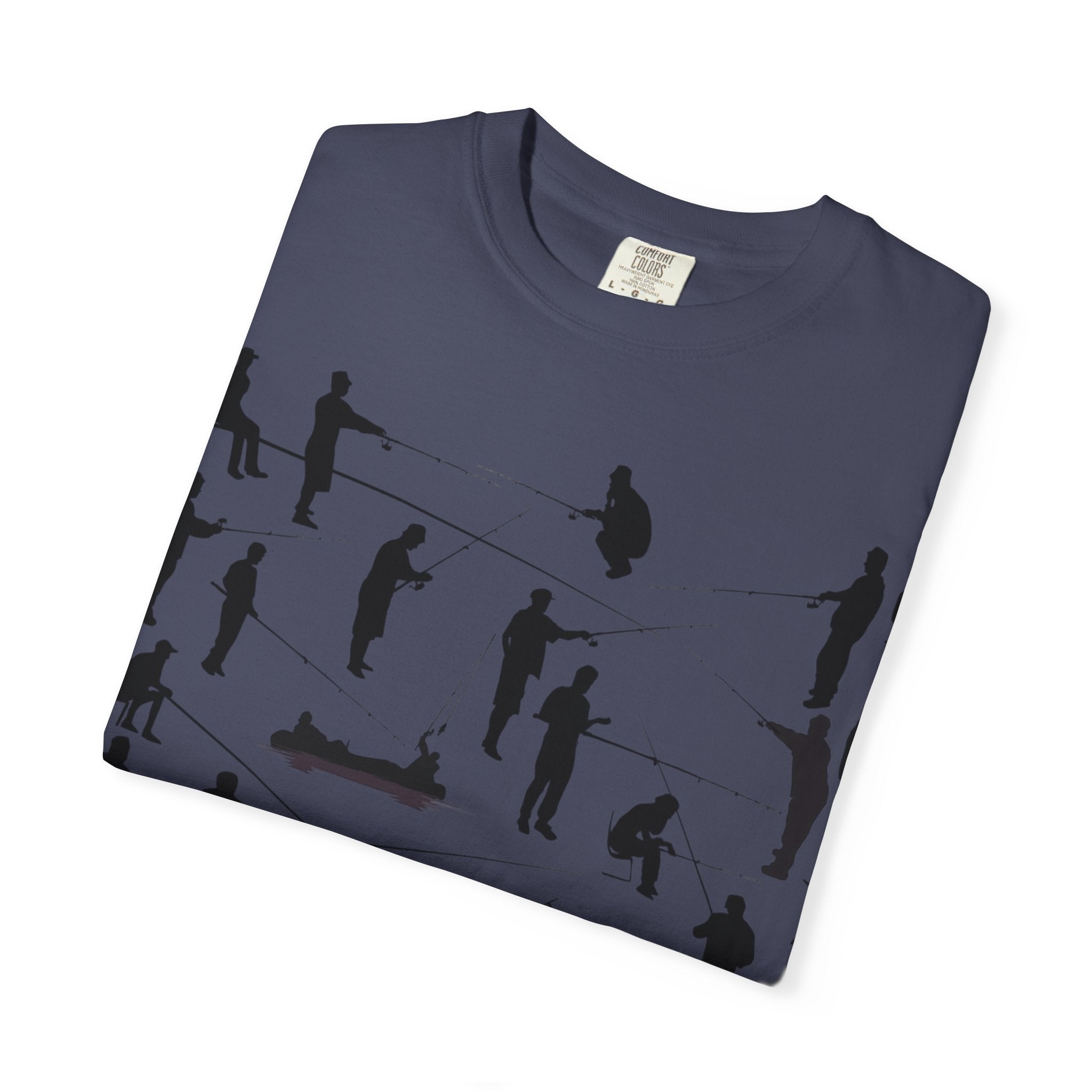 Different Styles of Fishing Garment-Dyed T-Shirt — New Colors