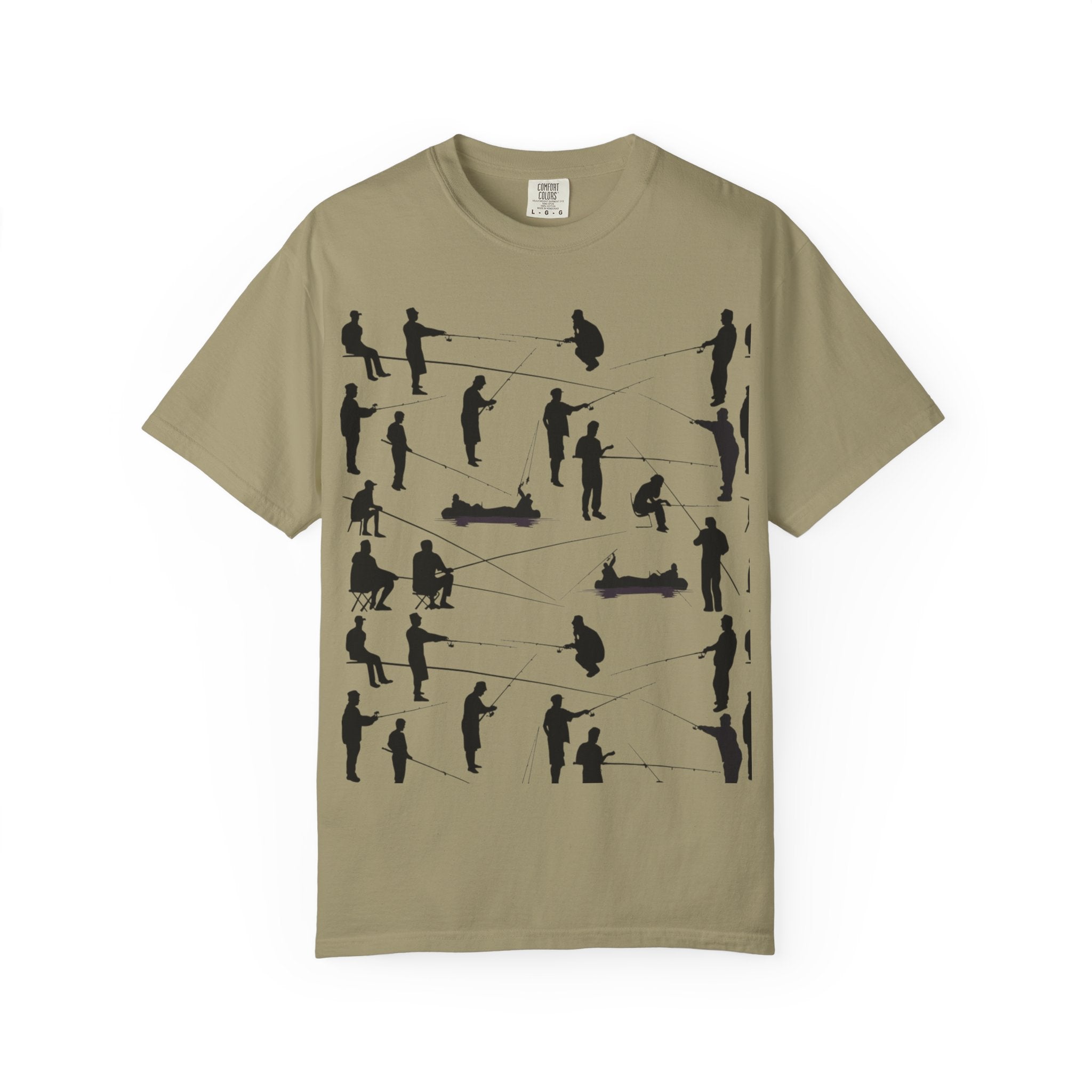 Different Styles of Fishing Garment-Dyed T-Shirt — New Colors