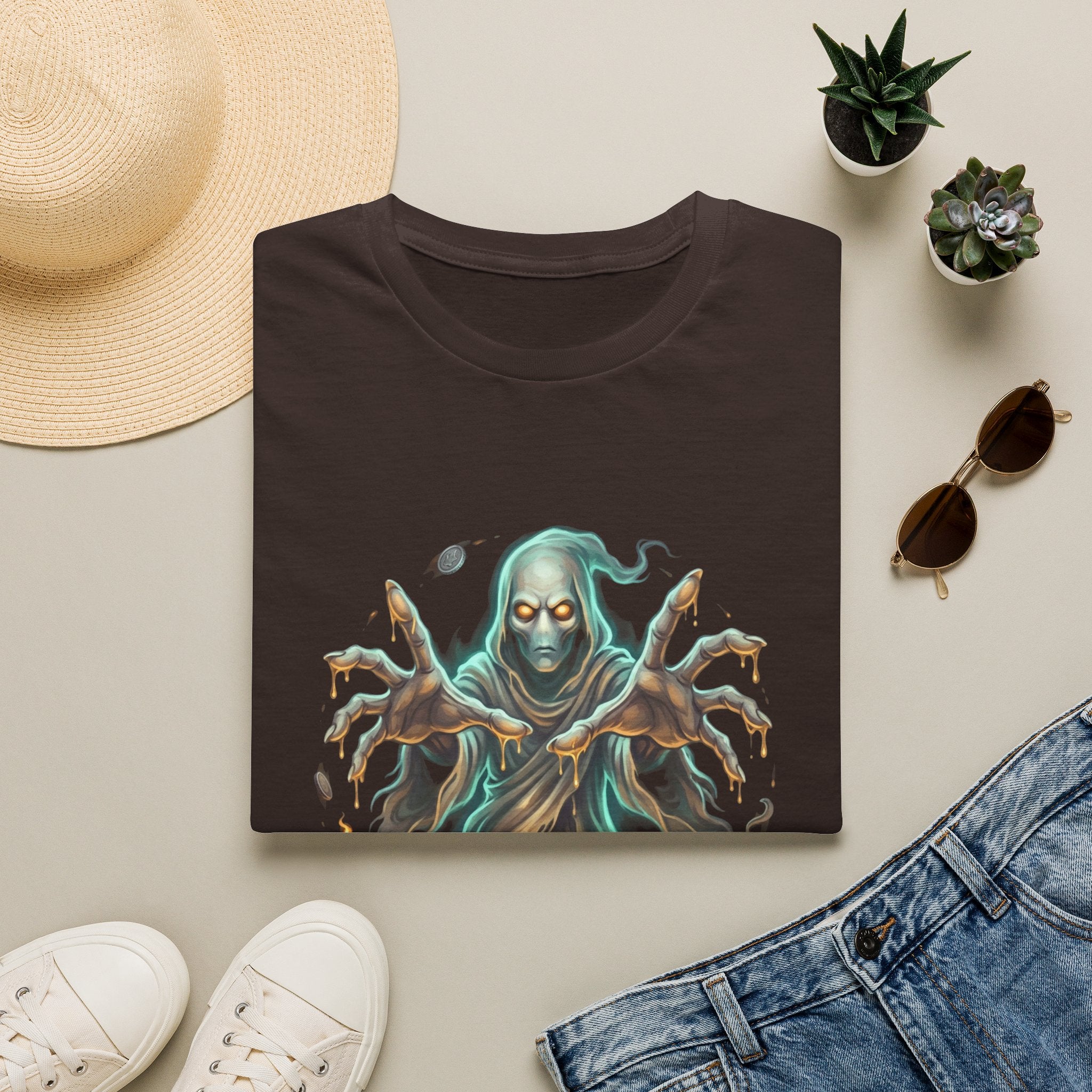 Hooded Specter Halloween Unisex Softstyle T-Shirt