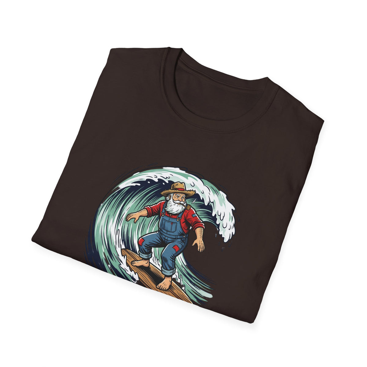 Redneck Santa T-Shirt — Surfing Santa Holiday Graphic Tee