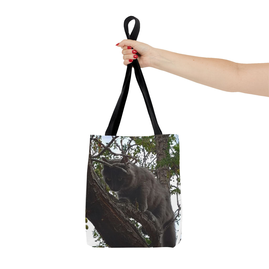Kitty in a Tree Tote Bag