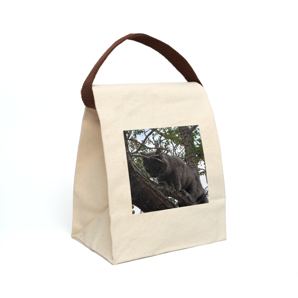 Canvas Lunch Bag With Strap