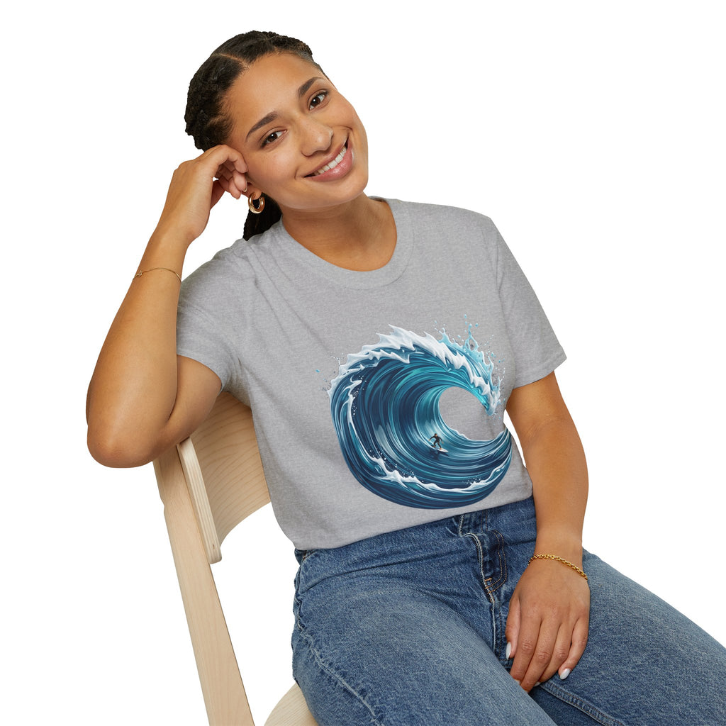 Ocean Wave T-Shirt — Coastal Surf Graphic Tee