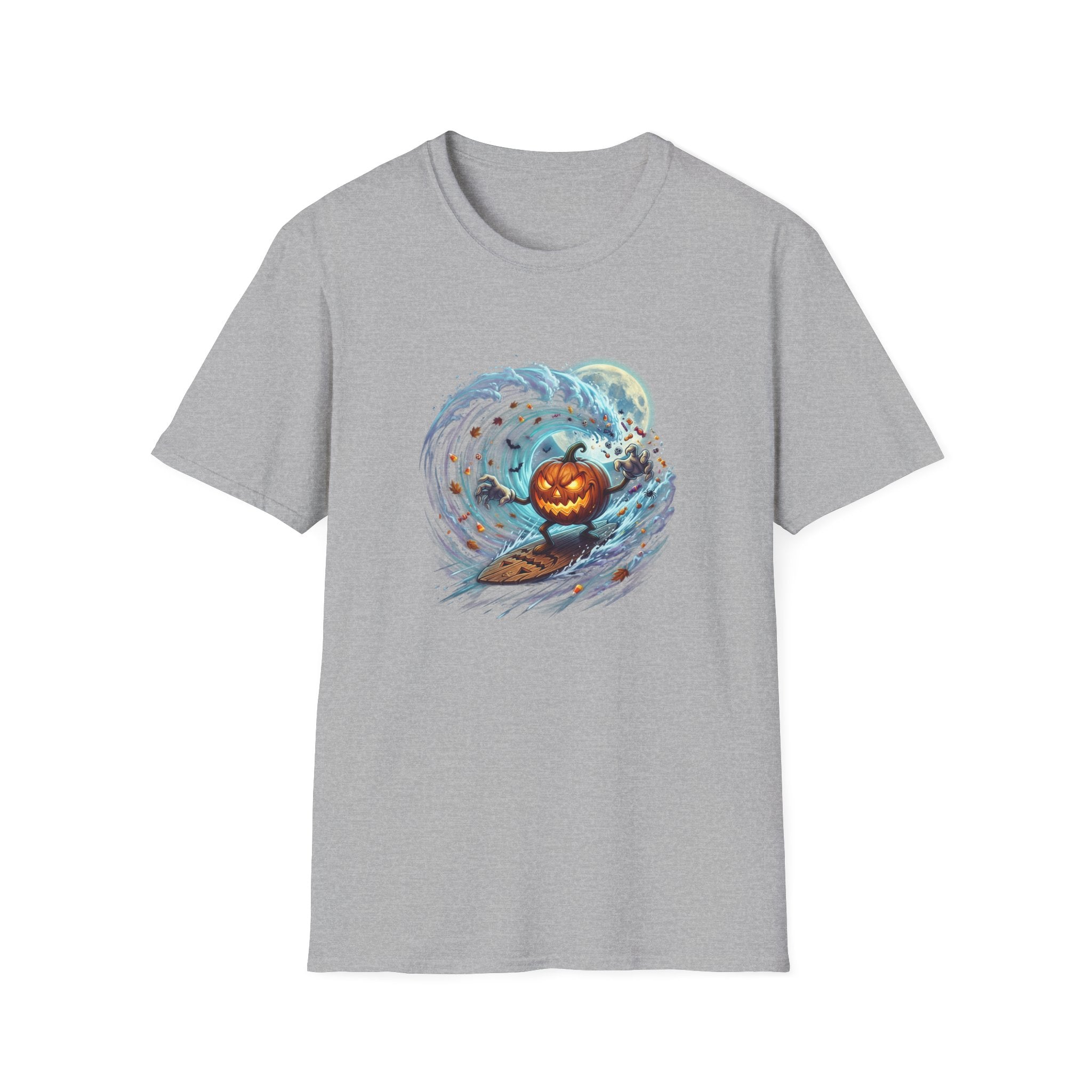 SURFING PUMPKIN Unisex Softstyle T-Shirt