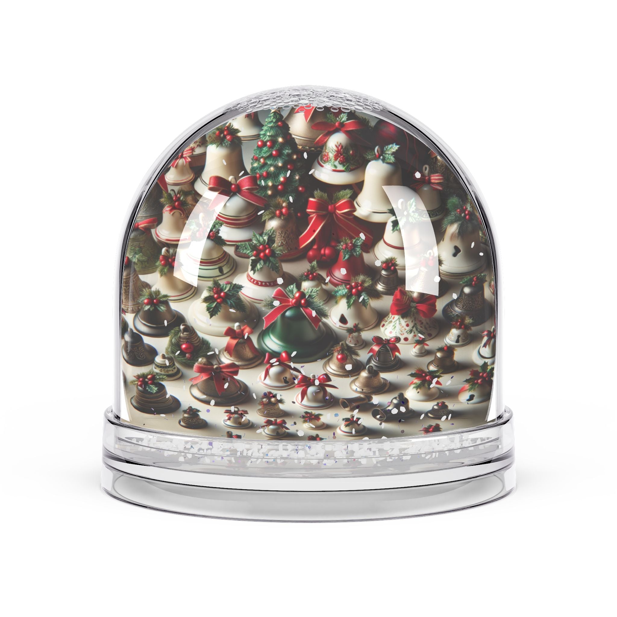 Christmas Tree Snow Globe – Festive Holiday Tabletop Decor