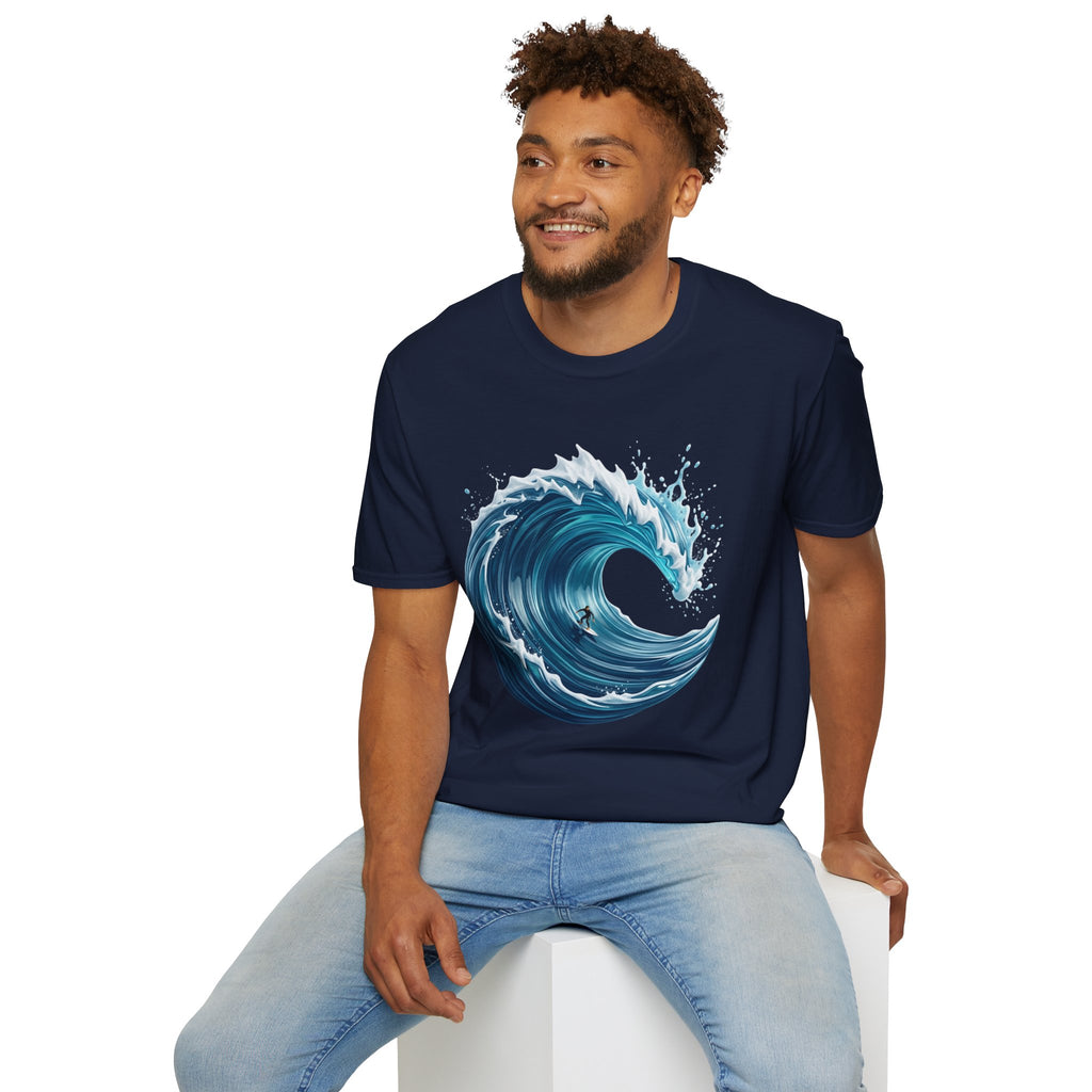 Ocean Wave T-Shirt — Coastal Surf Graphic Tee