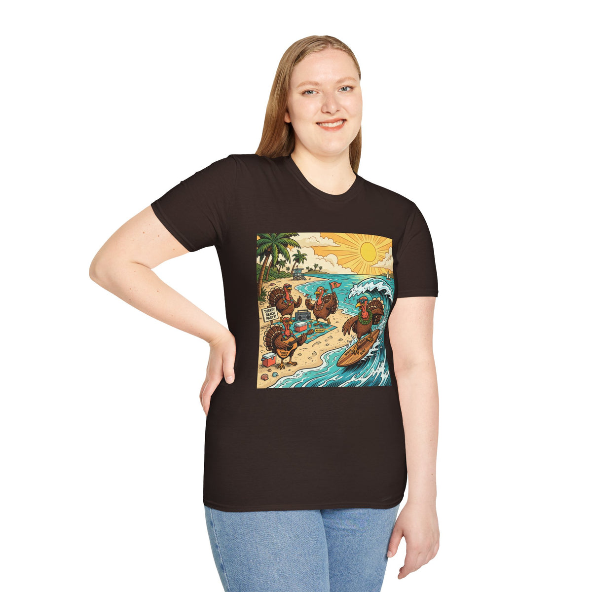 Surfing Turkey Beach Party T-Shirt