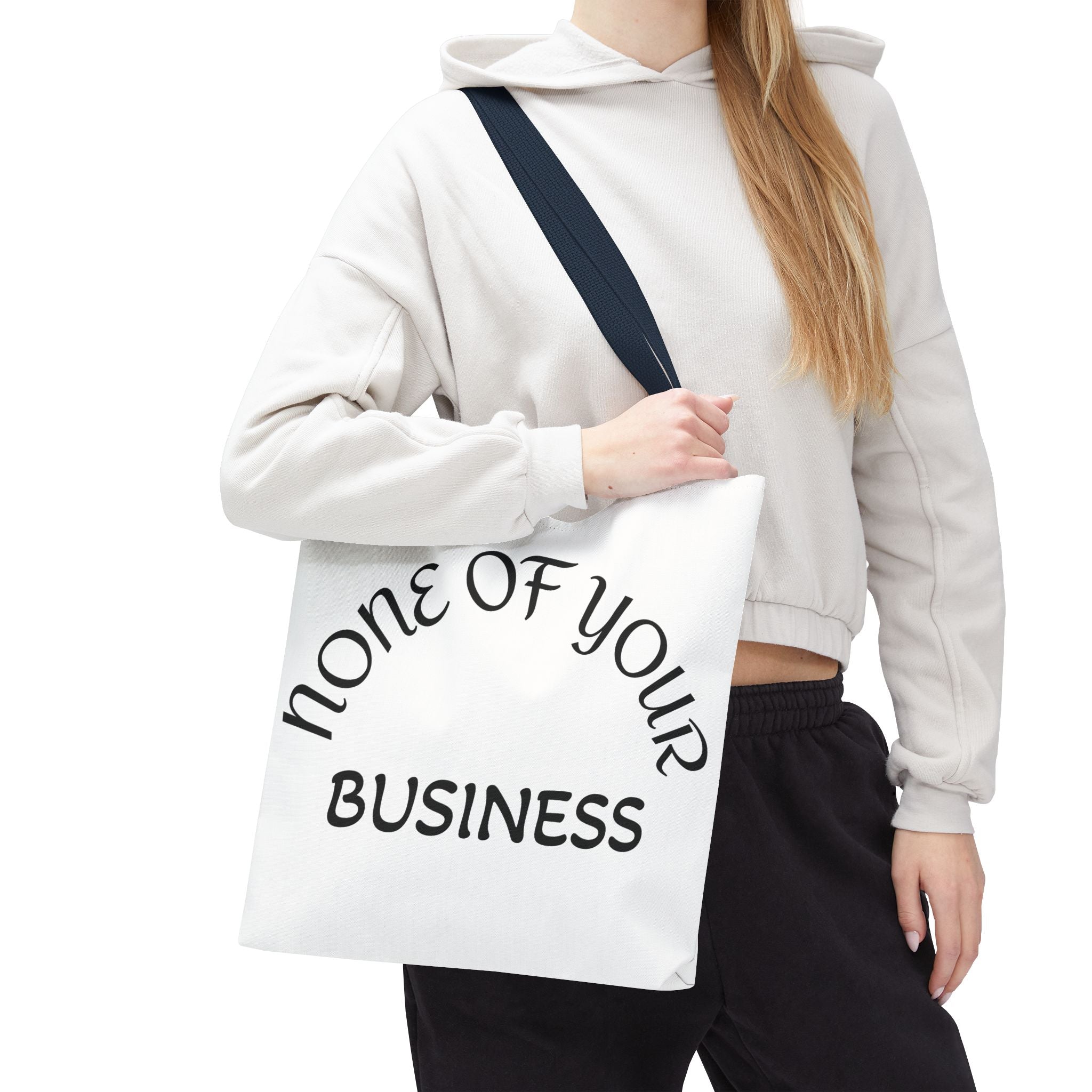 None of your Business (rat on the backside)Tote Bag (AOP)