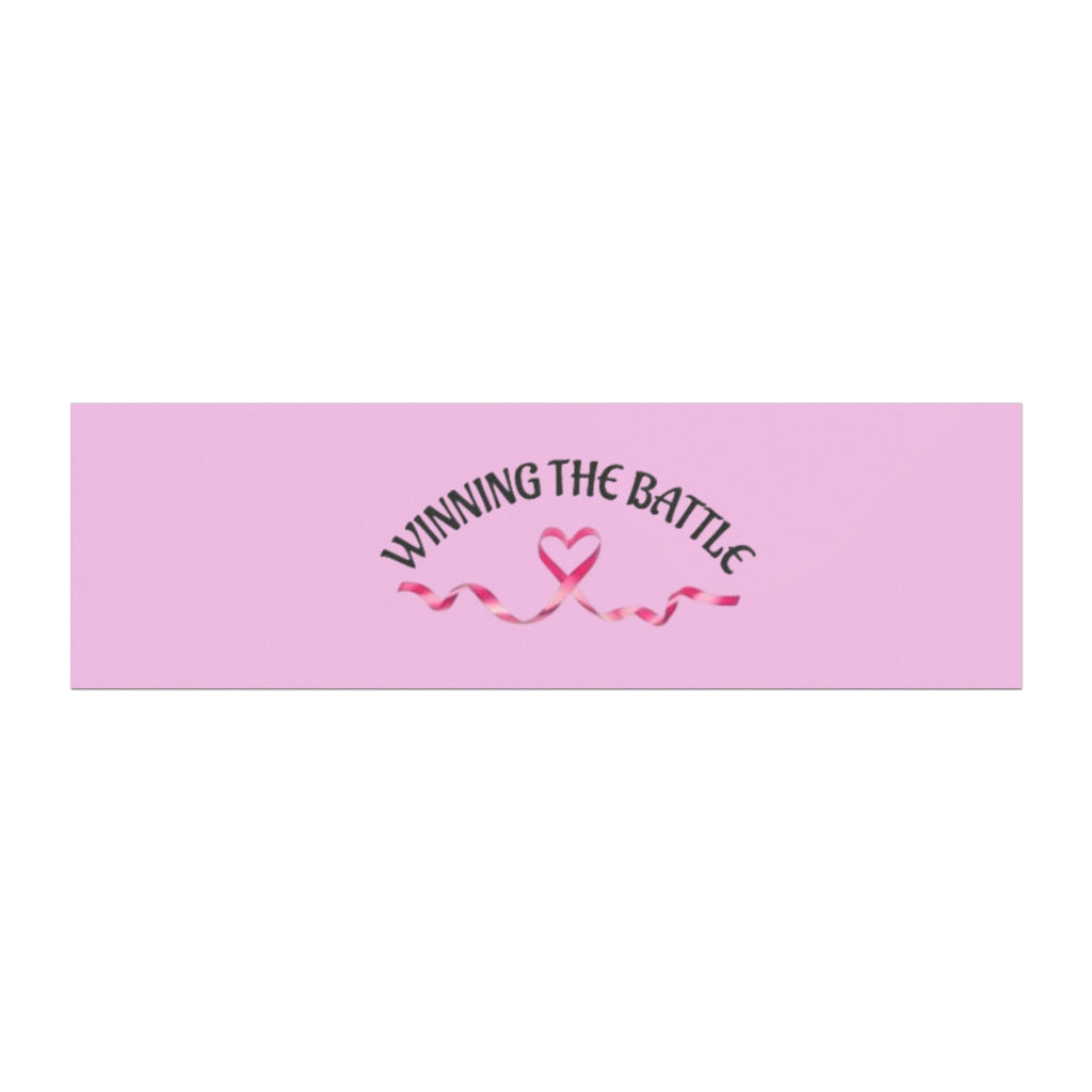 Winning the Battle Pink Ribbon Car Magnet — Breast Cancer Awareness Car Magnet