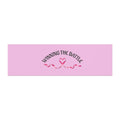 Winning the Battle Pink Ribbon Car Magnet — Breast Cancer Awareness Car Magnet