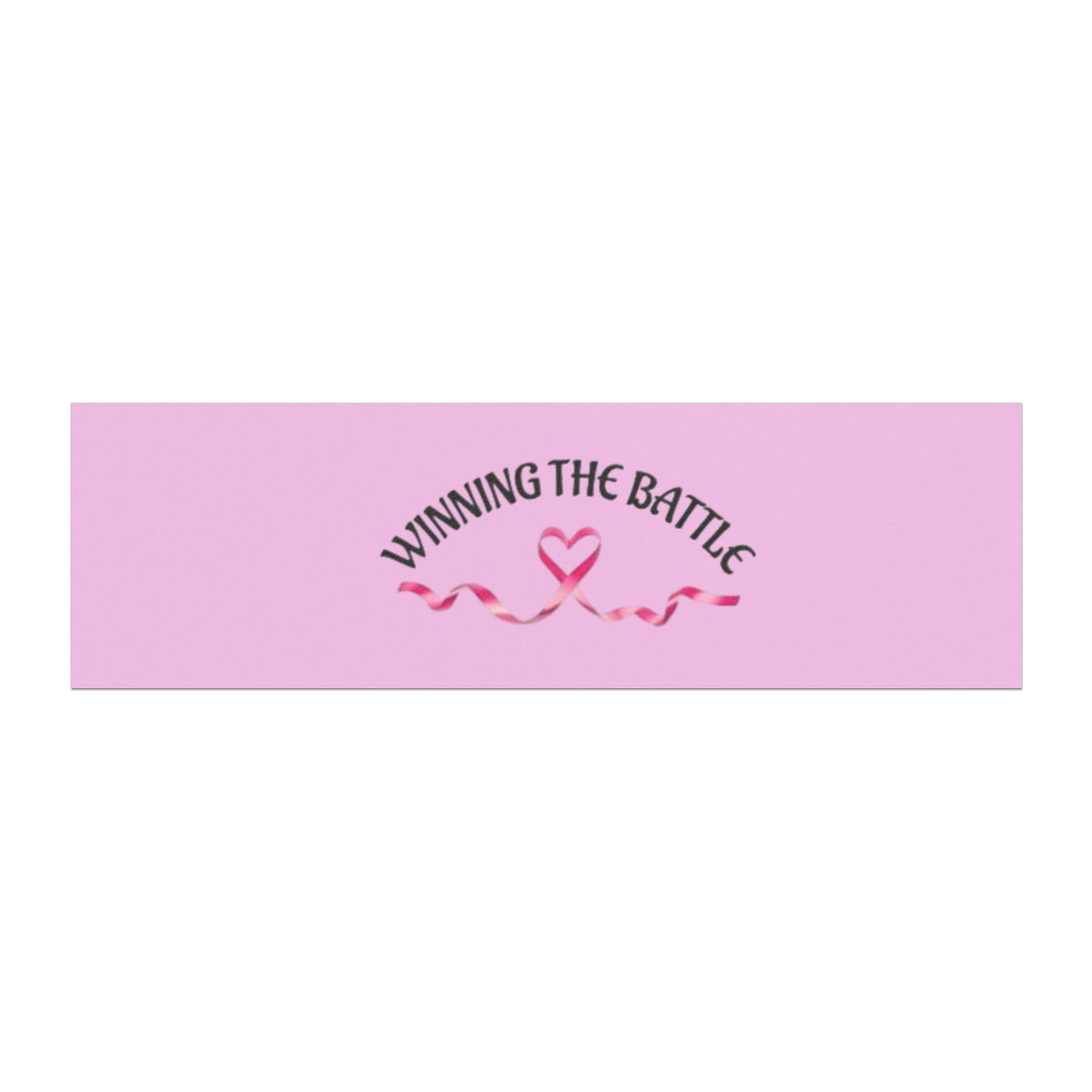 Winning the Battle Pink Ribbon Car Magnet — Breast Cancer Awareness Car Magnet