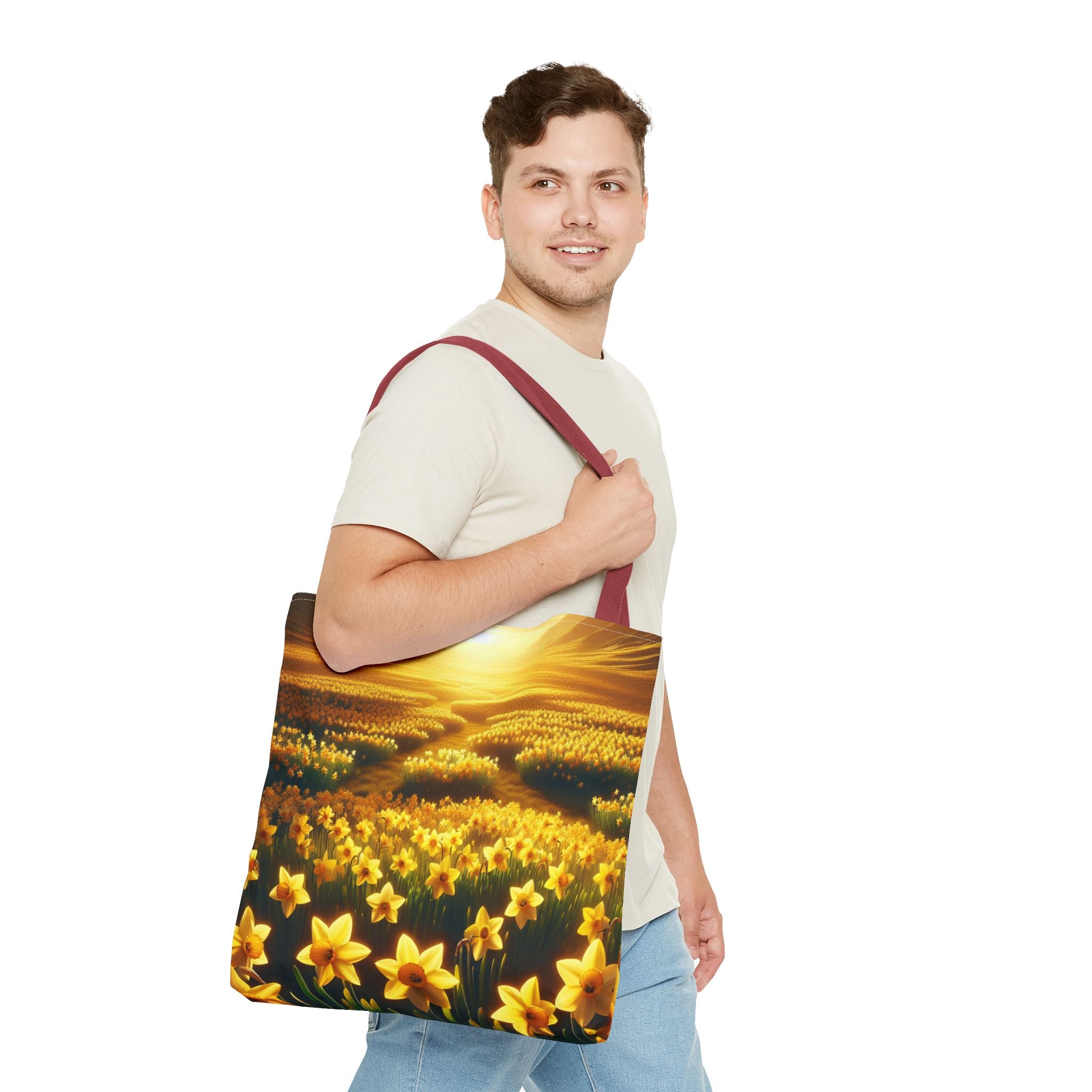 Sea of Daffodils Tote Bag (AOP)