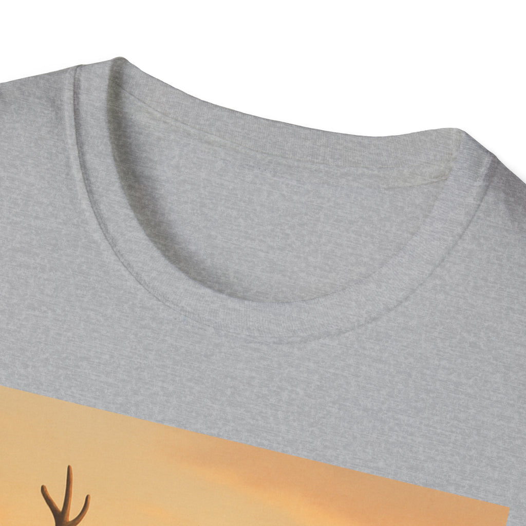 Santa Fishing with Reindeer T-Shirt