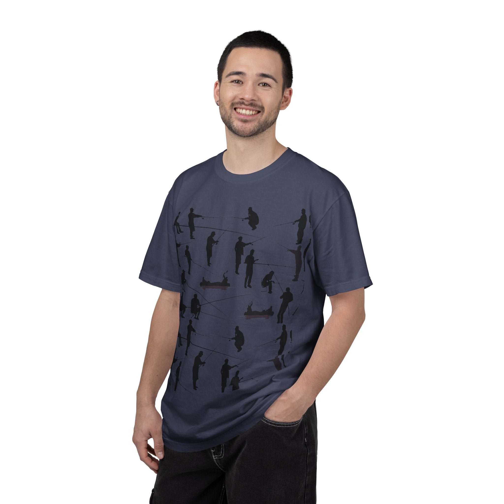 Different Styles of Fishing Garment-Dyed T-Shirt — New Colors