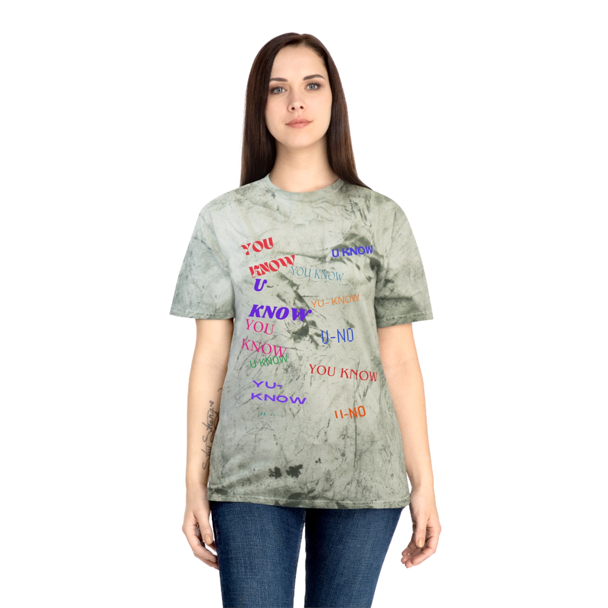 YOU KNOW---Unisex Color Blast T-Shirt