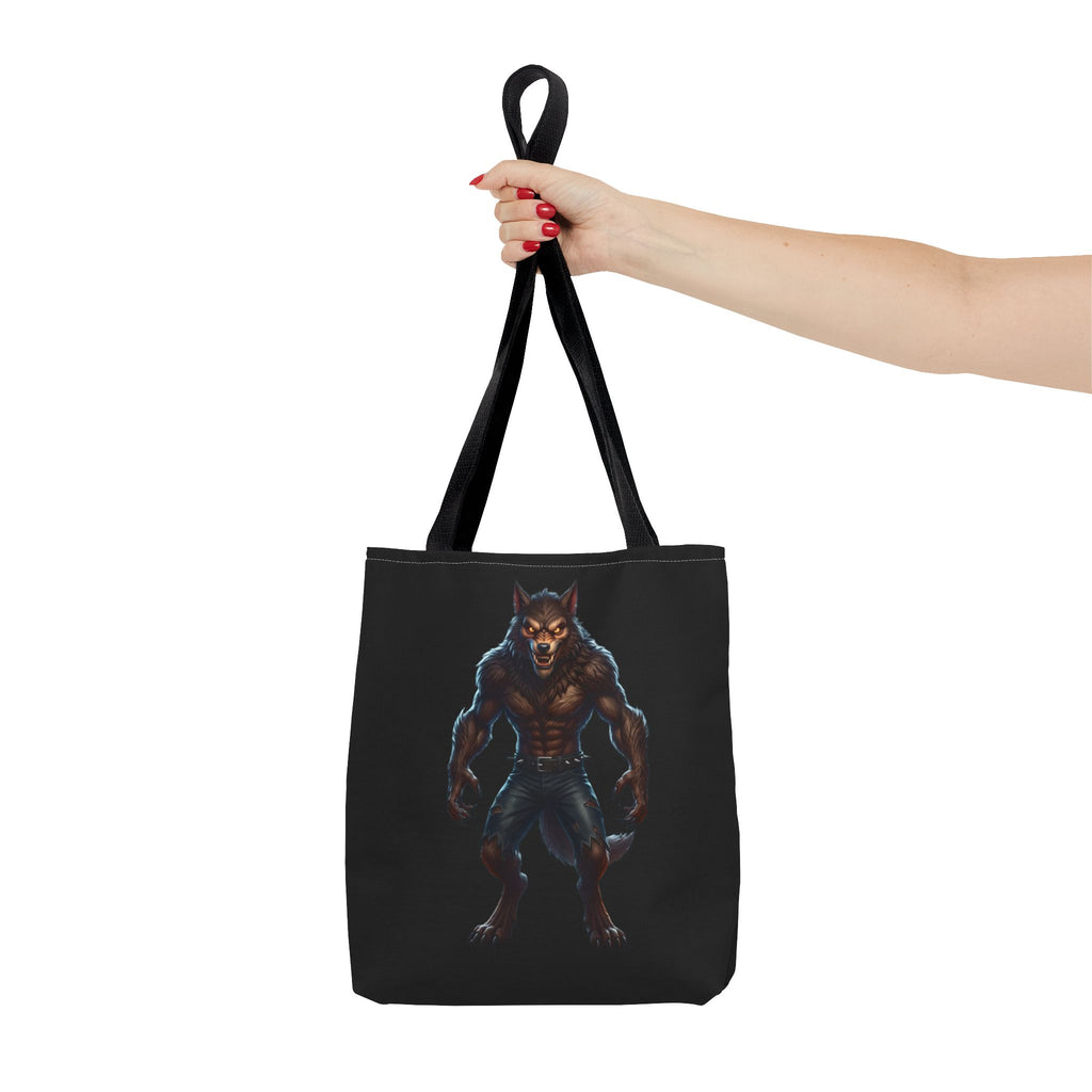 Werewolf Tote Bag — Dark Fantasy Creature Shopper