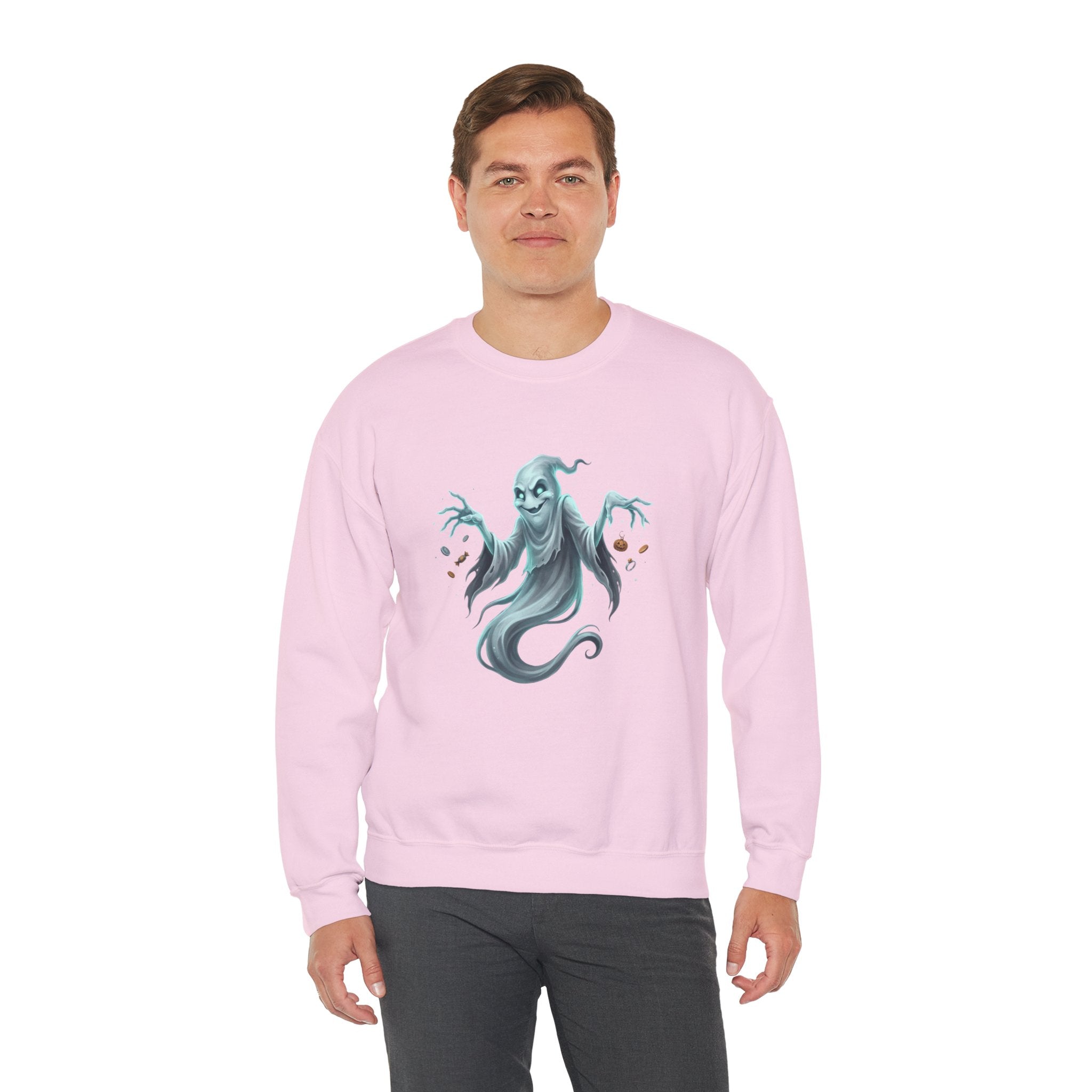 Mischief Ghost Halloween Crewneck Sweatshirt