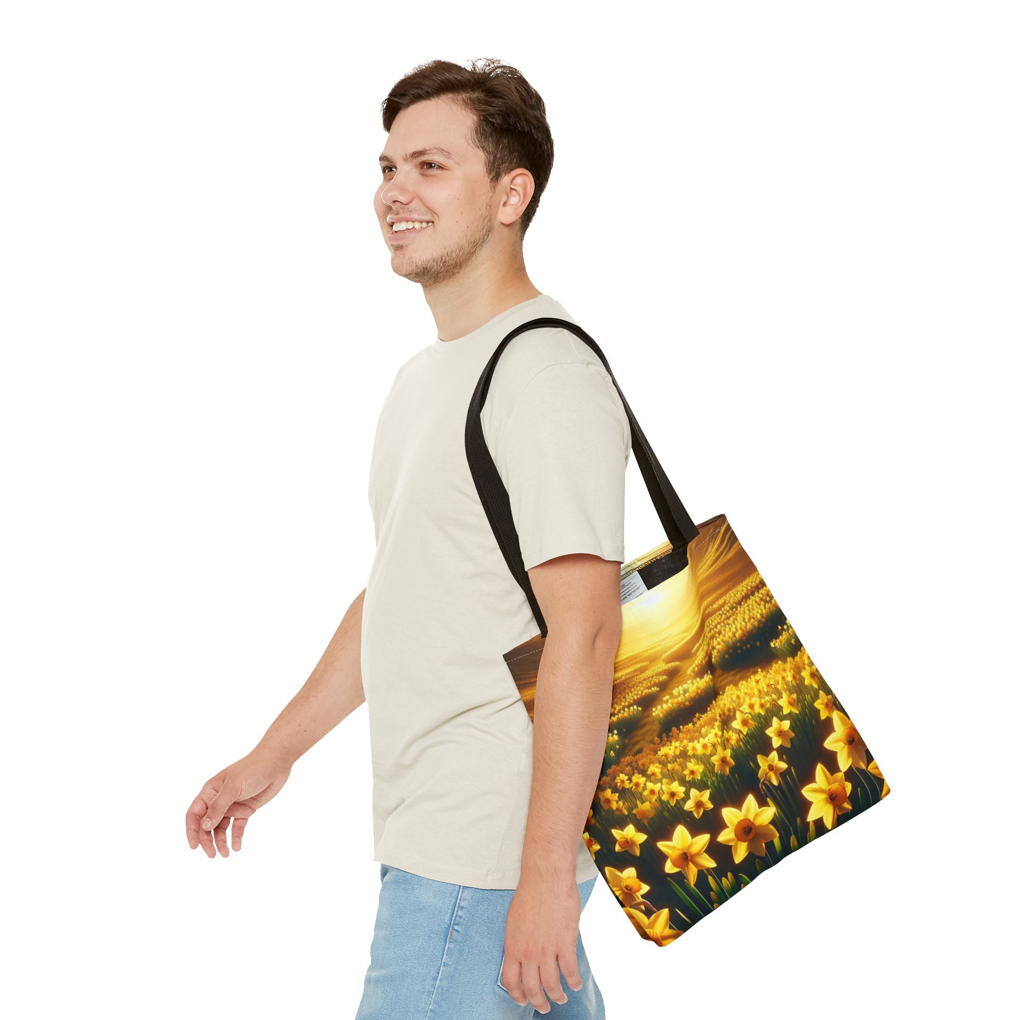 Sea of Daffodils Tote Bag (AOP)