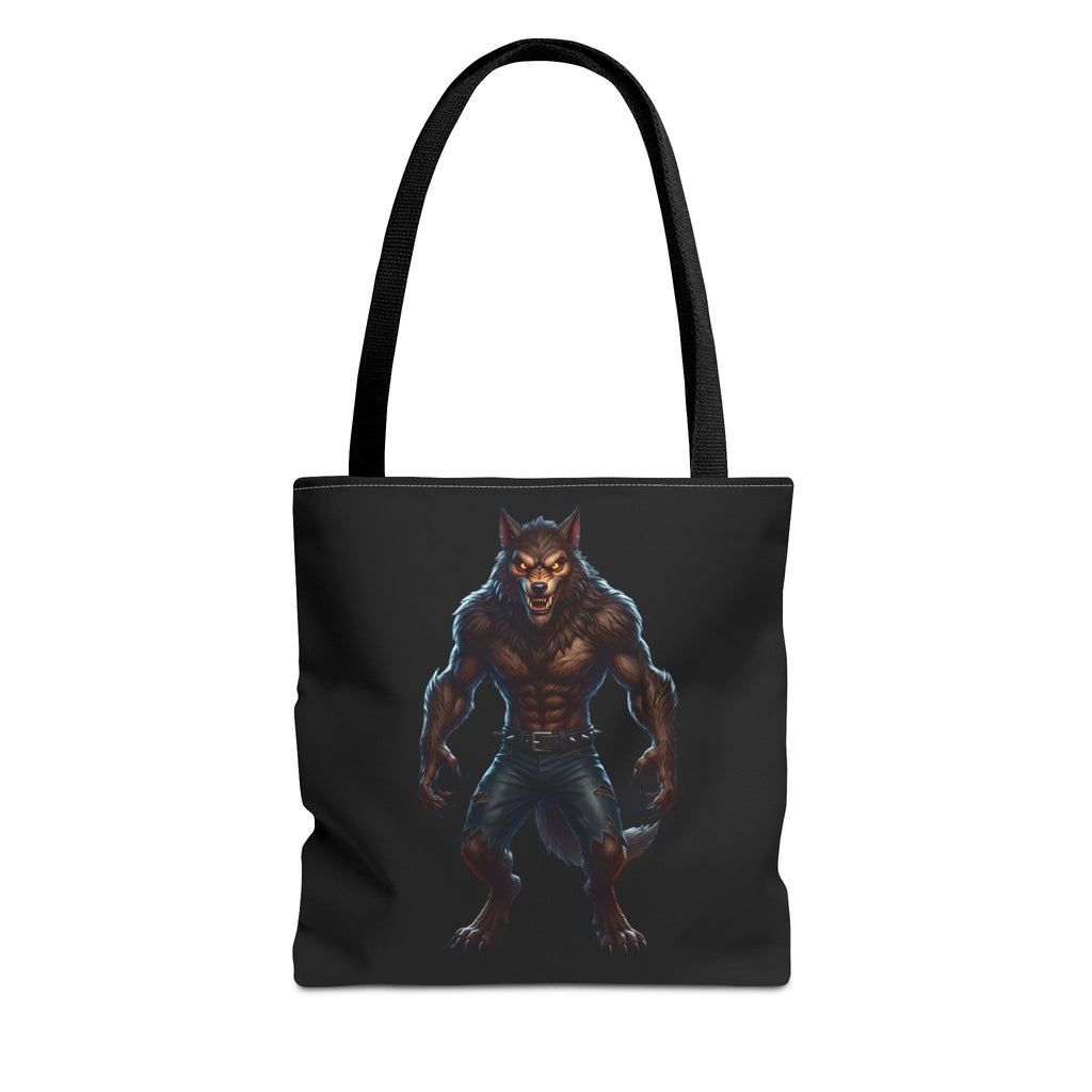 Werewolf Tote Bag — Dark Fantasy Creature Shopper