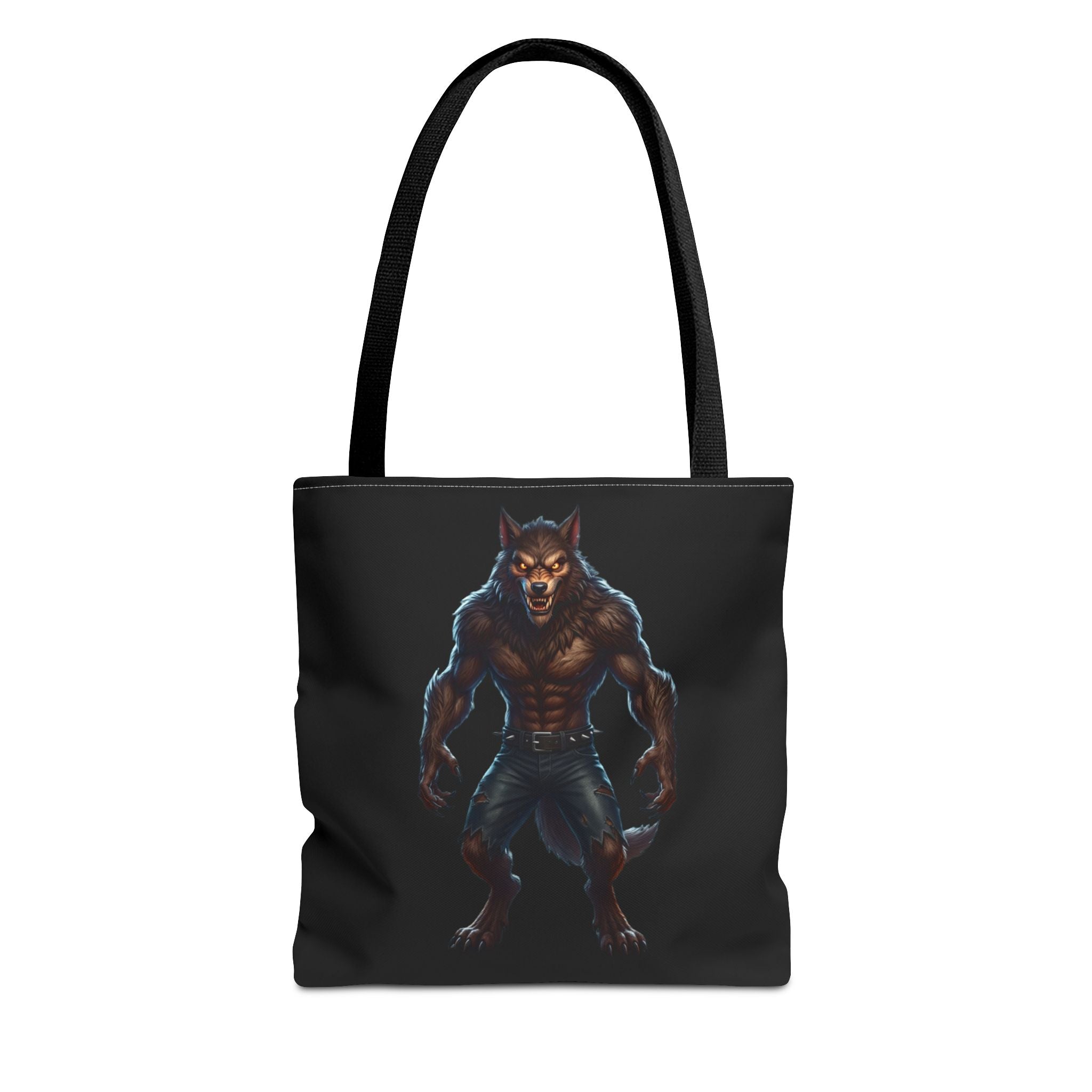 Werewolf Tote Bag — Dark Fantasy Creature Shopper