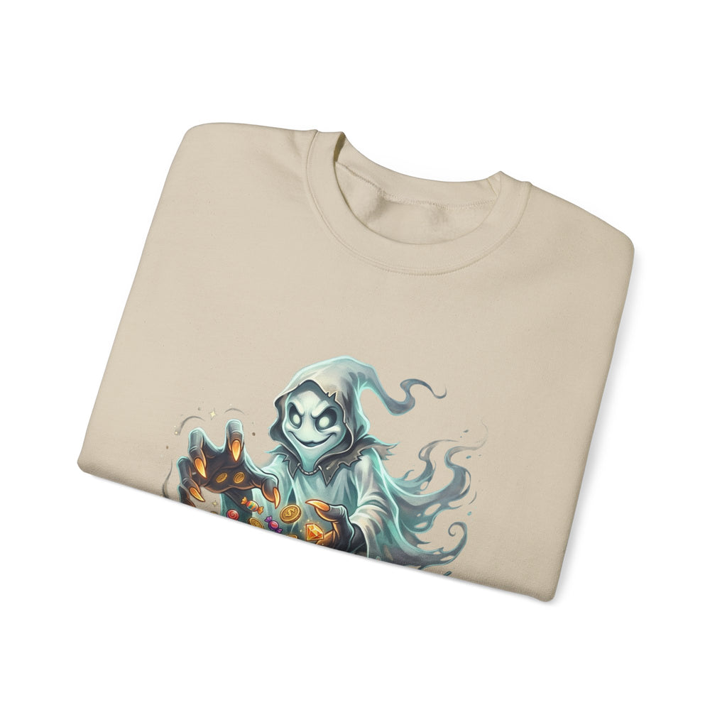 Treasure Ghost Halloween Crewneck Sweatshirt