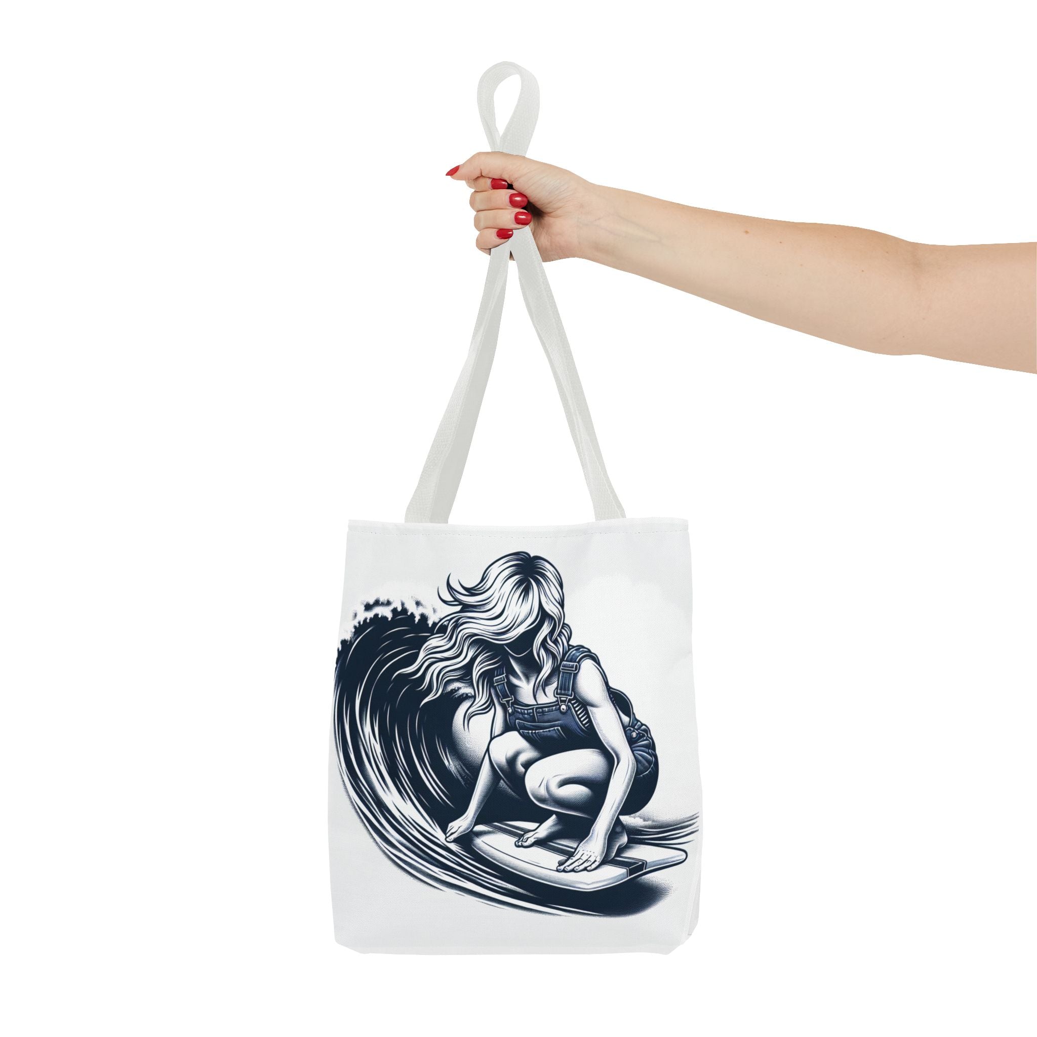 Female Surfer Tote Bag (AOP)