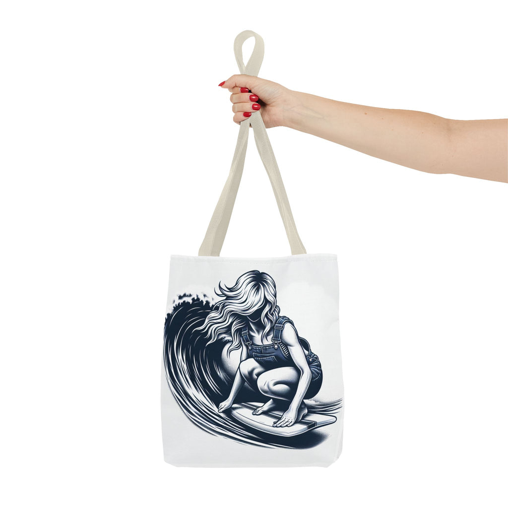 Female Surfer Tote Bag (AOP)