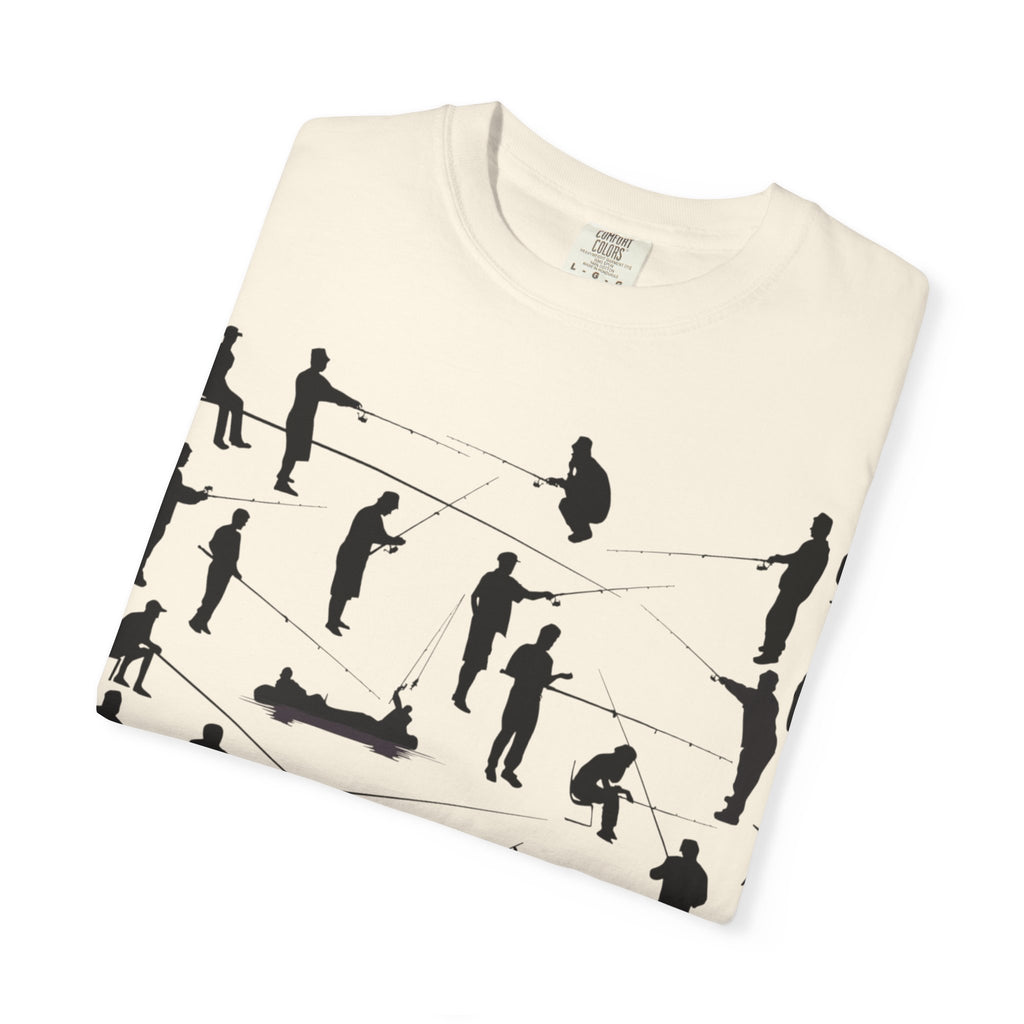 Different Styles of Fishing Garment-Dyed T-Shirt — New Colors