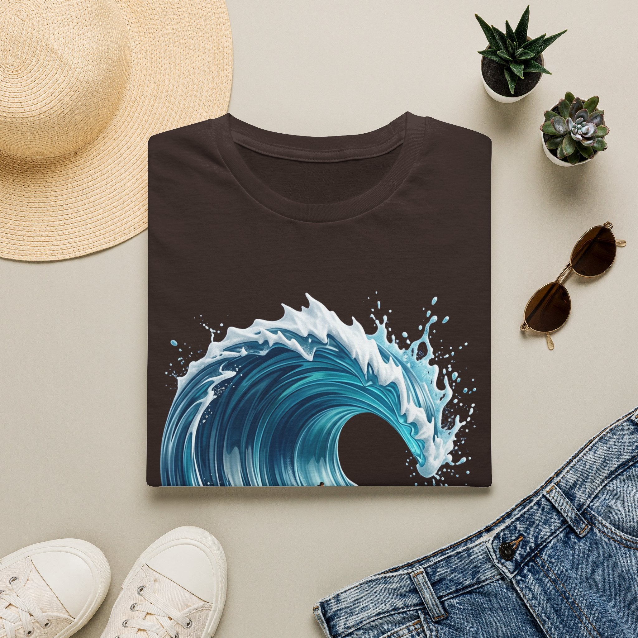 Ocean Wave T-Shirt — Coastal Surf Graphic Tee