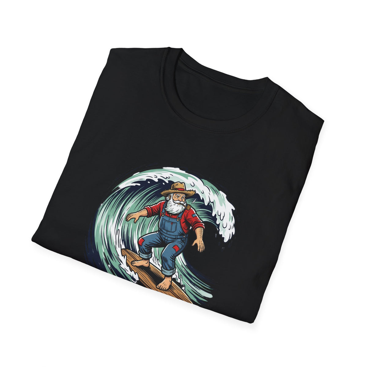 Redneck Santa T-Shirt — Surfing Santa Holiday Graphic Tee