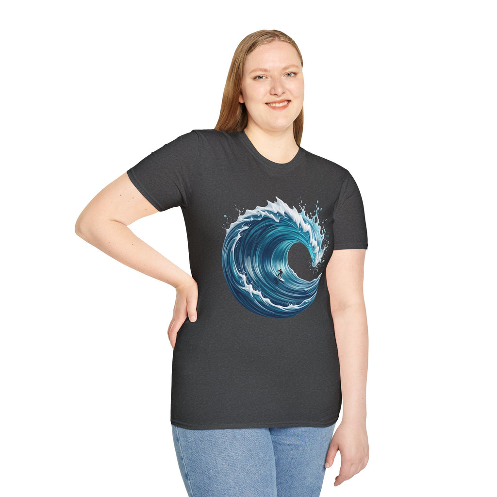 Ocean Wave T-Shirt — Coastal Surf Graphic Tee