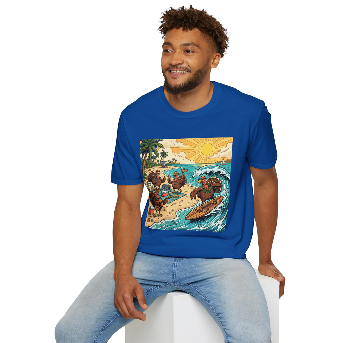 Surfing Turkey Beach Party T-Shirt