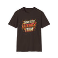 T-Shirt — "Domestic Luxury Item" Retro Comic Graphic Tee