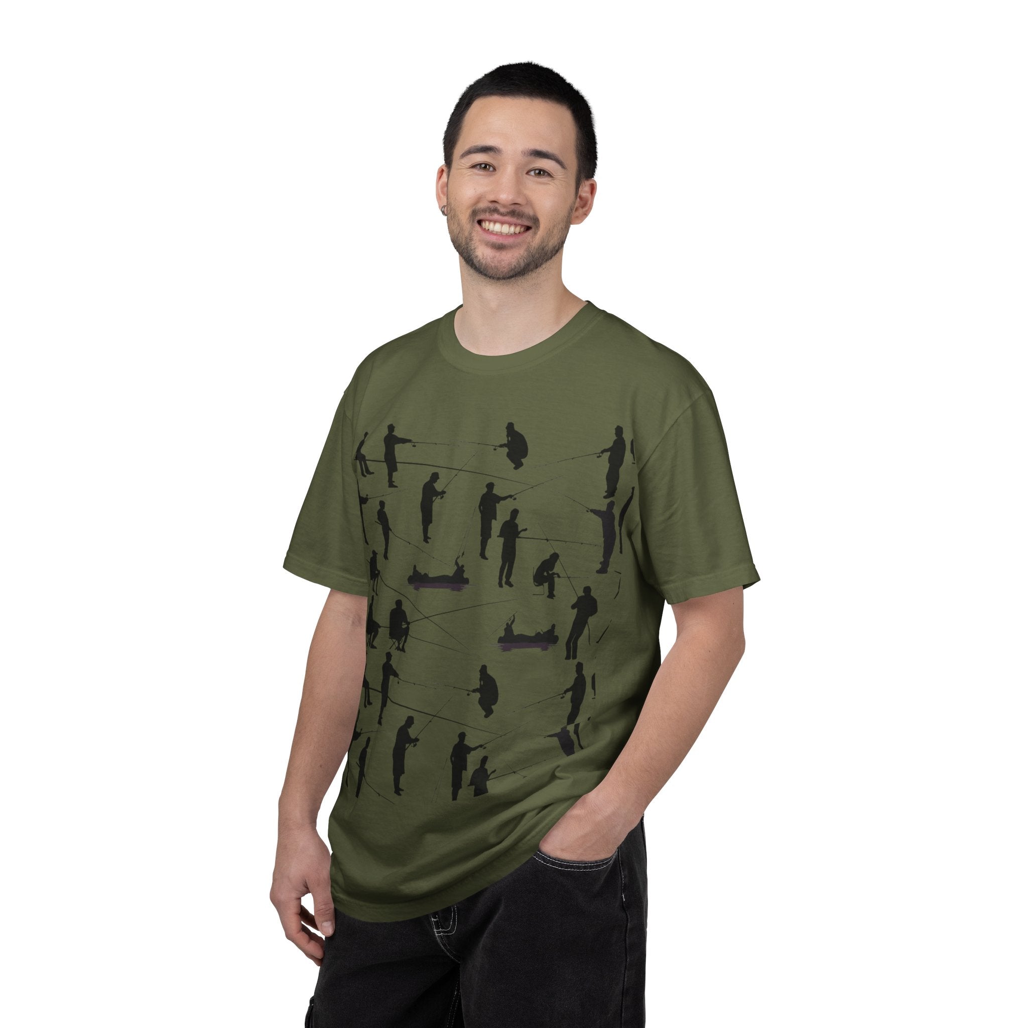 Different Styles of Fishing Garment-Dyed T-Shirt — New Colors