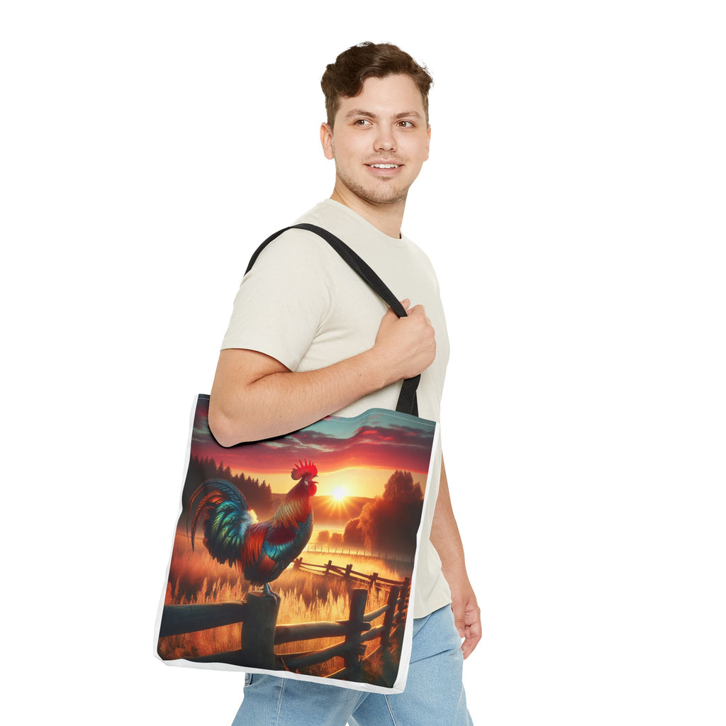 Rooster Wake Up Call Tote Bag