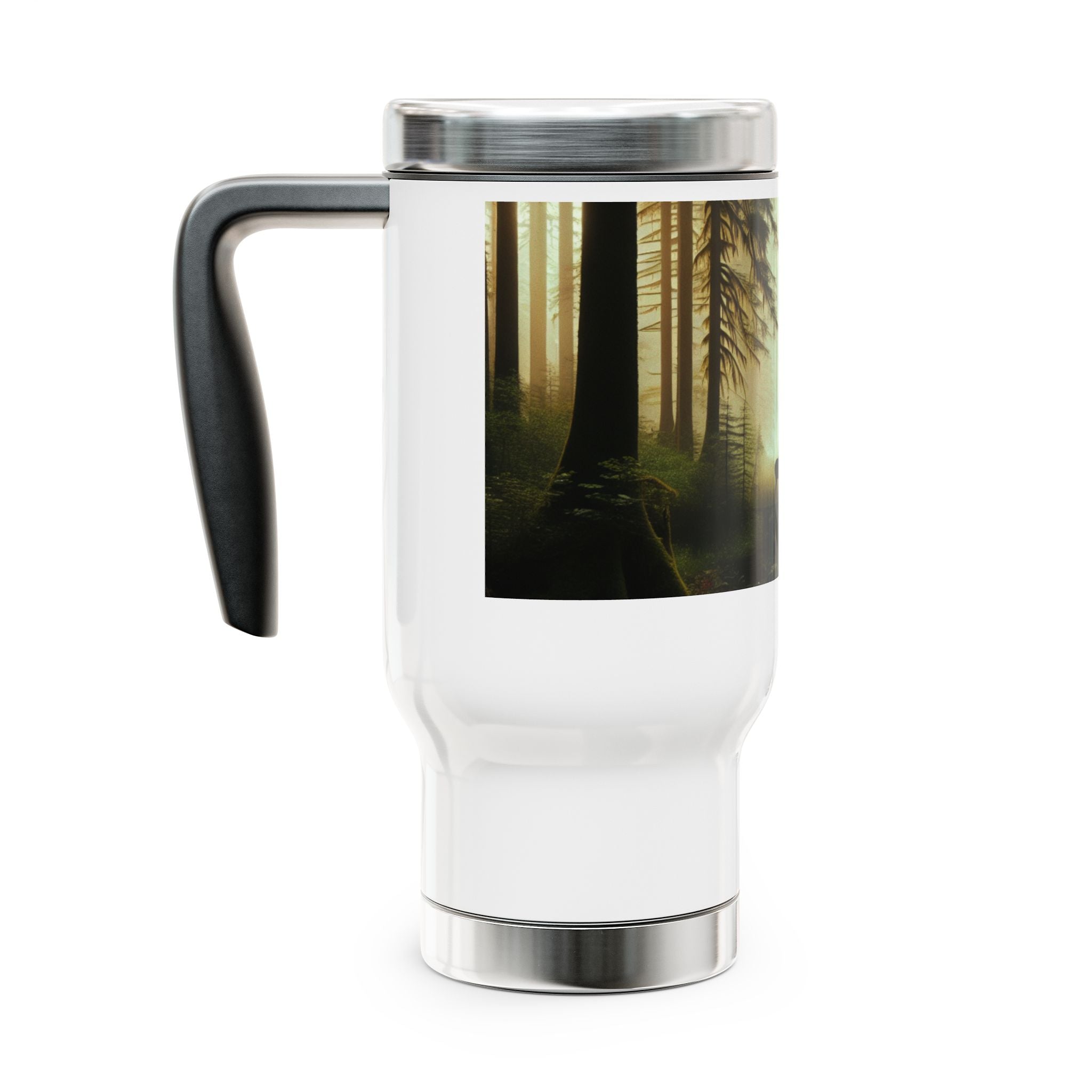 Deer in the Woods Stainless Steel Travel Mug (15oz)